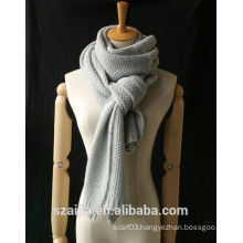 Fashion new winter solid knitted long scraf